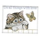 thumbnail image 2 of Kits de punto de cruz estampado Zulema de inicio de a mano con patrón de gato 11CT, 2 of 8