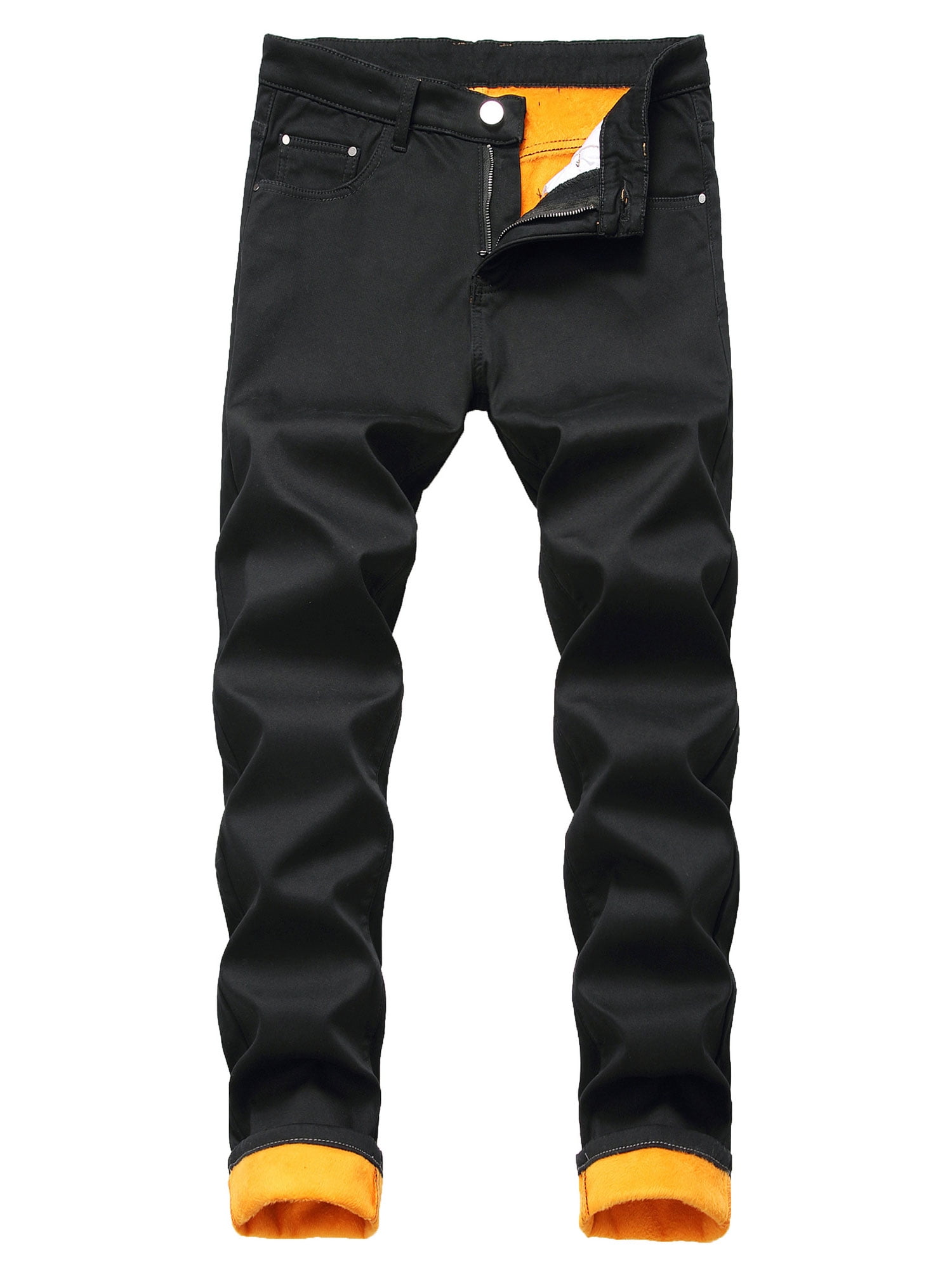 Men Winter Warm Fleece Lined Activewear Thermal Jogger Sweatpants Pants ...