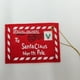thumbnail image 4 of 6 sobres de cartas de Navidad para Papá Noel, adornos colgantes de árbol de Navidad, bolsa de tarjetas de felicitación roja impresa (4,7 "3,14") JAMW Sencillez, 4 of 5