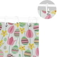 thumbnail image 5 of FREEAMG Easter Eggs Shower Curtain with Hooks, Waterproof Washable Fabric Shower Curtain for Bathroom Bathtub Decor, 60"x 72", 5 of 6