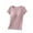 Pink, variant on Stamzod Lightweight Tops & Blouses with Built-In Cups Summer Solid Color Round Neck Pajamas Sleepwear Casual Fit Short Sleeve Plus Size Shirts for Women Gray B XXXL