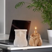 ODOMY Human Body Silicone Mold 3D Nude Clay Molds Reusable Candle Making Mold DIY Abstract Body Soap Mold Tool Epoxy Resin Mold for DIY Crafts Soap Pottery Home Decoration