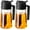 Black,Black, variant on 2PCS Oil Sprayer for Cooking, 470ml 2 In 1 Glass Olive Oil Sprayr & pourer for Kitchen, Air Fryer, Cooking, Salad, BBQ (Green,White)