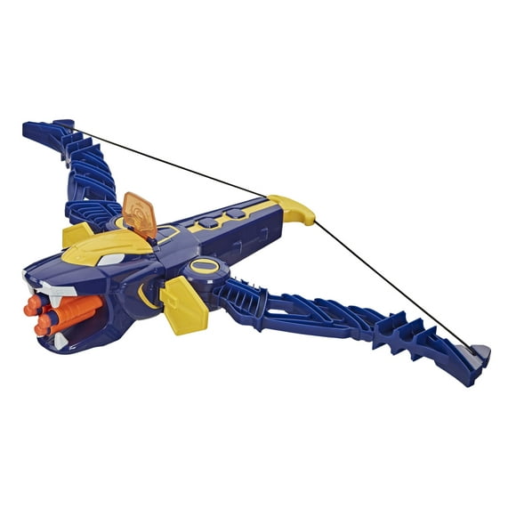 Power Rangers Beast Morphers Beast-X King Mega Bow Toy, Nerf Dart Firing Action, Inspired TV Series, for Boys 8 and Up