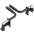 thumbnail image 1 of Synergee Dip Handles for 2x3 Power and Squat Racks, Dip Stand Fits Racks with 1" and 5/8" Holes. Rack-Mounted Dip Bar Attachment for Dips, Leg Raises, and Knee Tucks., 1 of 6