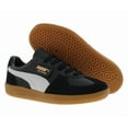 thumbnail image 4 of Puma Palermo Leather Womens Shoes Size 9.5, Color: Black/Feather Grey/Gum, 4 of 5