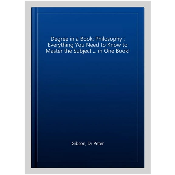 Degree in a Book: Philosophy