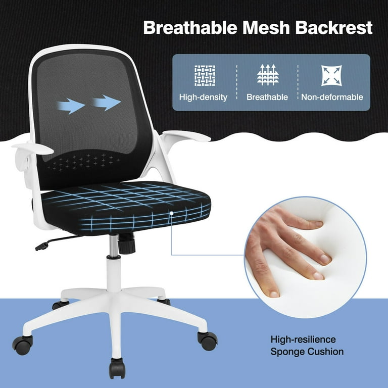 Costway Mesh Office Chair Adjustable Rolling Computer Desk Chair w