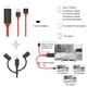 thumbnail image 5 of Gwong Electrónica Teléfono con duplicación compatible con HDMI de 1080P a un adaptador convertidor HDTV para iOS / para Android, 5 of 7