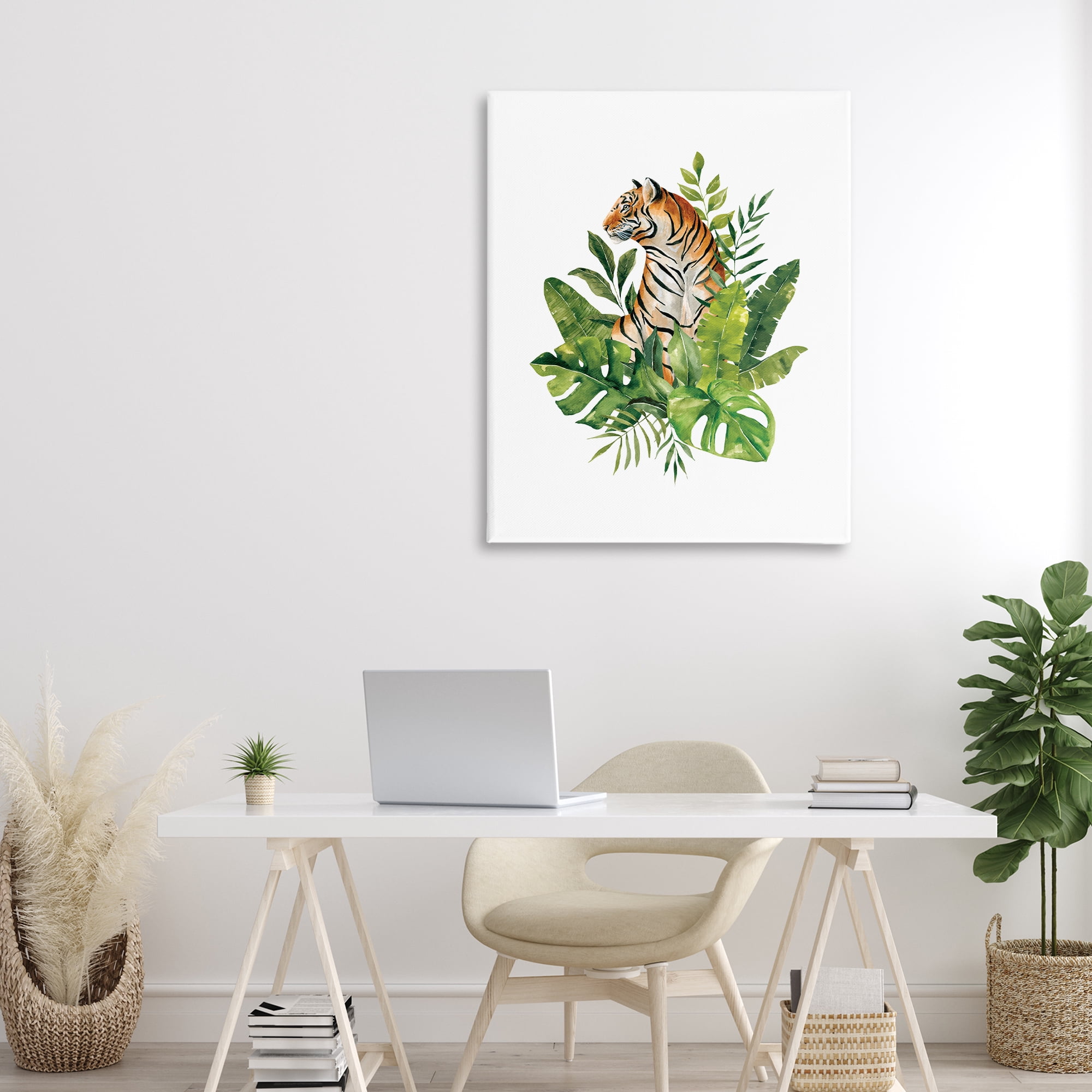 Stupell Industries Exotic Jungle Tiger Canvas Wall Art, design by Bethany Sandoval