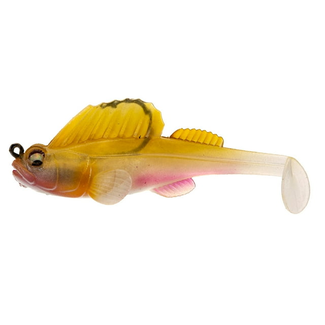 S SERENABLE Soft ing Head Artificial Silicone Cranks Swims Bass B