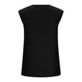 thumbnail image 4 of Birdeem T-Shirt Sans Manches à Col en V Imprimé Mode Décontractée pour Femmes, 4 of 5