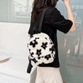 thumbnail image 4 of Sywqhk Mochila De Felpa Con Estampado De Flores Para Mujer De Estilo Preppy Mochila Pequeña Informal Sywqhk Para estrenar, 4 of 9