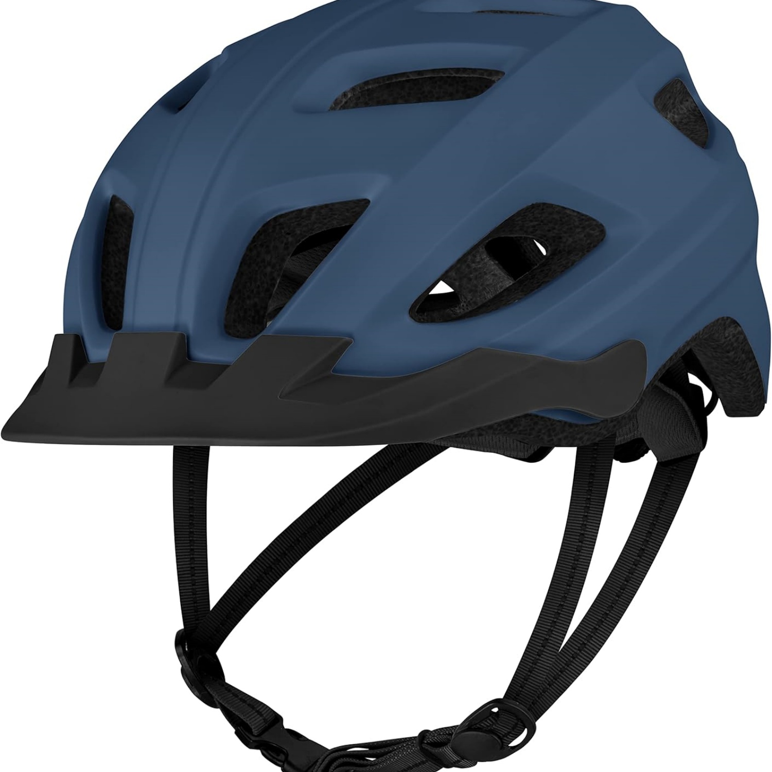 Adult Bike Helmet with LED Safety Light Adjustable Dial & Removable Visor - Adjustable Bicycle Cycling Helmet for Men & Women