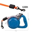 thumbnail image 2 of Correa retráctil para perros de 6.8 pies con LED TPU Cinta de nylon Manija antideslizante Cerra MABOTO Correa retráctil, 2 of 7