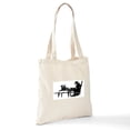 thumbnail image 6 of CafePress - Typing Chimpanze Tote Bag - Unisex Canvas Tote Bag, Beige, 1-Piece, 6 of 6