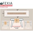 thumbnail image 2 of Boho Table Runner for Home Decor with Tassels 90 Inch Cream & Brown Macrame Runner for Dining & Bedroom Baby Bridal Shower Decor(12x90 Inches), 2 of 14