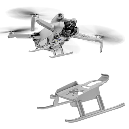 Landing Gear for Dji Mini 4 Pro Drone Accessories,Foldable Extended Landing Legs Kit for DJI Mini 4 Pro Drone Protector