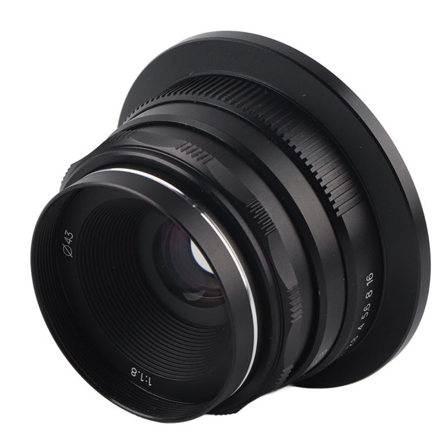 Large Aperture Compact Appearance Durable And Beautiful Small Wide Angle Lens Compact And Portable Lens For Taking Some Close-ups Of Still Life ANGGREK Lens