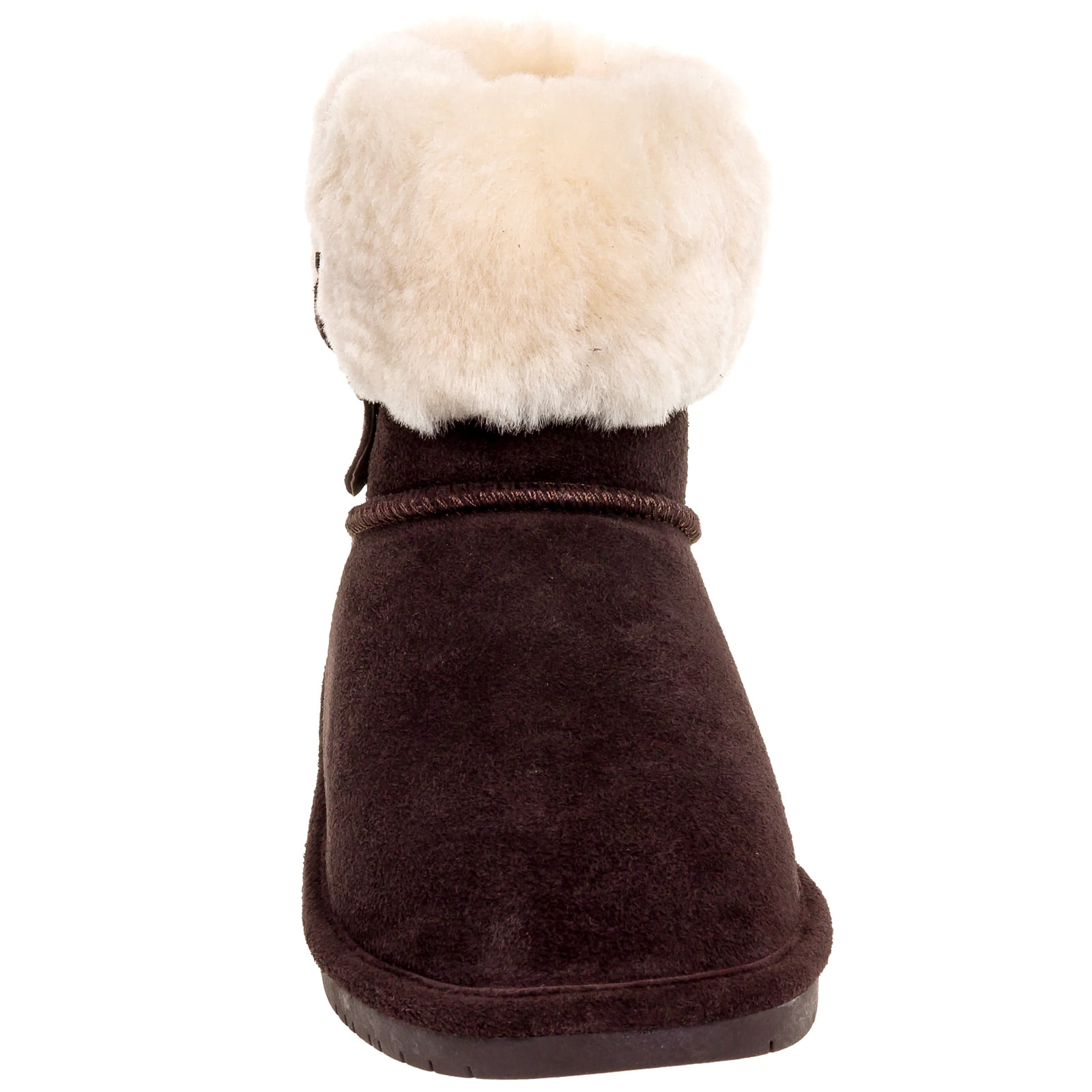Bearpaw Women's Suede Wool Lined Abby Slip On Winter Ankle Boots (Chocolate, 10) Bearpaw Women's Suede Wool Lined Abby Slip On Winter Ankle Boots (Chocolate, 10)