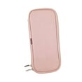 thumbnail image 3 of Cepillos de maquillaje de maquillaje de maquillaje de viajes Organizador de la bolsa Diseño de la cremallera Case cosmética Cosmética para la cepillo Rosa, 3 of 8