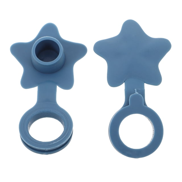 LOLIPPYY 2Ud Tapón De Silicona Para Desagüe De Bañera Color Azul Con Sello Impermeable Y Duradero