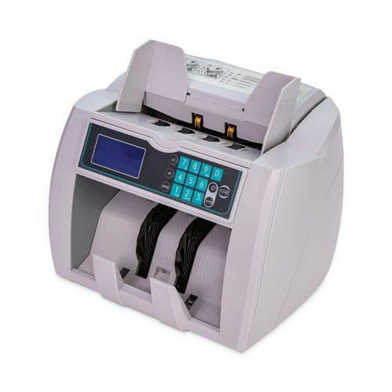 Bill Counter, 1,900 Bills/min, 10 x 13.6 x 11.6, White Bill Counter, 1,900 Bills/min, 10 x 13.6 x 11.6, White