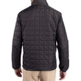thumbnail image 2 of Men's-Cutter & Buck  Black Hawaii Rainbow Warriors Rainier Eco Insulated PrimaLoft Full-Zip Puffer Jacket, 2 of 2