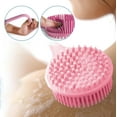 thumbnail image 1 of Ganfancp Cepillo de Baño con Mango Largo, Cepillo Suave para El Cuerpo, Mojado para La Ducha Ofertas Del Día 1 Cepillo de Silicona, 1 of 6
