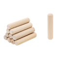 thumbnail image 3 of Paquete de 100 pasadores de madera de 3/8 pulgadas, pasadores ranurados rectos para puertas de muebles y plantilla de pasadores de madera de 3/8 x 2,4 pulgadas., 3 of 5
