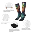 thumbnail image 3 of Balery Whimsical Dragon Color Cool Calcetines novedosos Calcetines deportivos Calcetines hasta la rodilla Calcetines de algodón Calcetines originales y geniales, 3 of 6