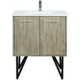 thumbnail image 4 of Lexora Home Lancy 30" Single Quartz Top Bathroom Vanity with Chrome Faucet, 4 of 14