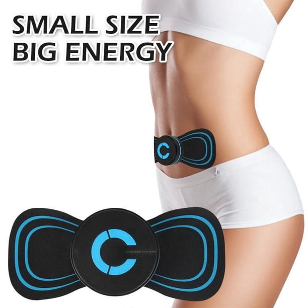 Almohadilla de masaje de drenaje linfático 2 piezas EMS almohadilla linfática masajeador microcorriente mini dispositivo portátil masajeador de cuello alivio para brazo cuello hombro