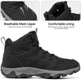 thumbnail image 5 of MeMoride Men's Waterproof Hiking Boots Outdoor Anti-Slip Mid Trekking Lightweight Mountaineering Shoes, 5 of 8