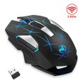 thumbnail image 7 of UHUYA Wireless Mouse 2.4G Wireless Mouse Game USB Charge 2400DPI Adjustable-Gaming Mouse Mice for PC Black, 7 of 7