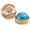 Blue, variant on CQHVKQ 4" Mystery Dumpling Squishy Toy, Galaxy Glitter Dumpling Squishy Mystery Boxs, Dumpling Stress Squeeze Balls with Steamer Box, Stress Relief Squishy Dumpling Toys for Anxiety Relief, Pink