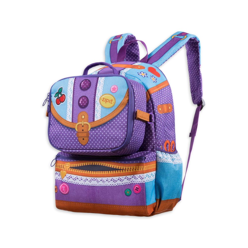 ZIPIT ZIPIT Adventure Backpack & Lunch Bag for Boys, Cute Book Bag