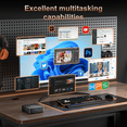 thumbnail image 2 of Mini PC, AMD Ryzen 7 7730U 8C/16T Up to 4.5GHz, 16GB Onboard LPDDR4X, 512GB M.2 SSD, Triple 4K Display, WiFi6 BT5.2, Windows11 Pro, 2 of 8