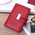thumbnail image 2 of VIFER Card Wallet Mini Fashionable Credit Card Holder PU Leather Bank Card Business Card Case(Red), 2 of 8