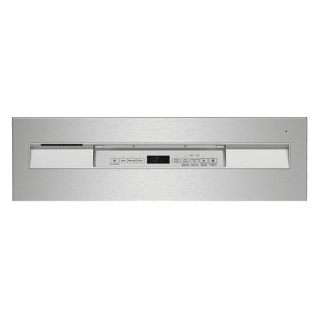 Maytag - 24" Front Control Built-In Dishwasher with Stainless Steel Tub, Dual Power Filtration, 50 dBA - Stainless Steel