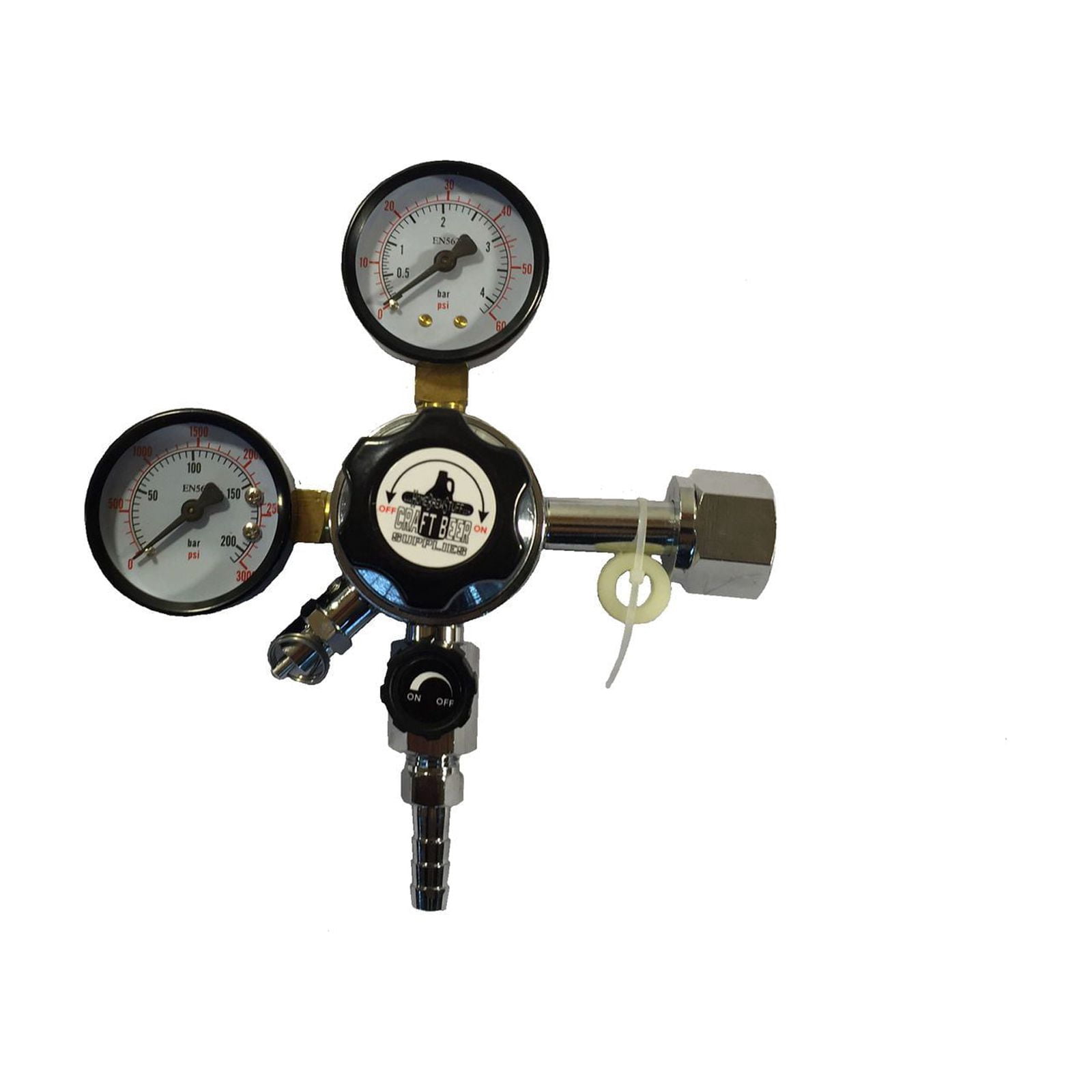 Homebrewstuff Door Mount Draft Beer Kegerator Conversion Kit Single Tap Sankey D & Co2 Tank