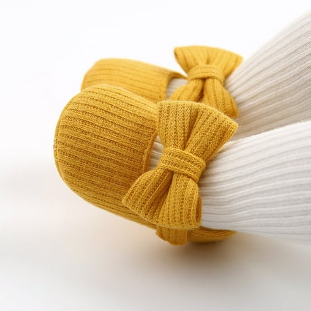 

EGNMCR Infant Shoes Baby Girls Cute Bowknot Soft Boots Soft Crib Toddler Boots Kid Shoes HeadbandBaby Shoes - Baby Days
