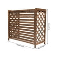 thumbnail image 6 of Air Conditioner Fence Privacy Screen 3 Panels Wood Fencing for Outside to Hider, 6 of 12