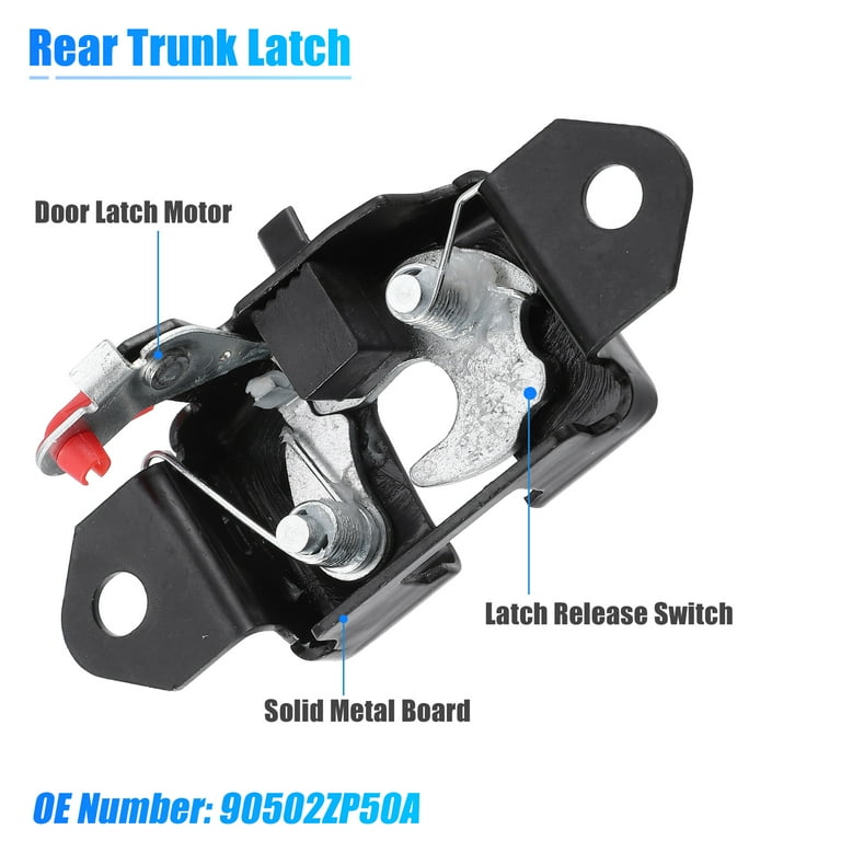 P. FSQ（vp#2)'DeLaRocha’ Door Trunk Lock for Nissan Frontier 2005-2019 Trunk Latch Rear