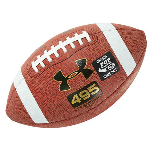 Under Armour UA Ball Gripskin Official Football Age 14 & Up Black & Yellow 