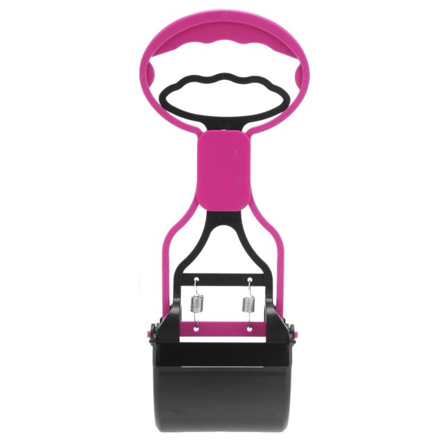 Mango largo Mandíbula Poop Scoop Pet Dog Cat Pooper Scooper Cleaner (Rose Red) Tmvgtek Oficina Multiescena Multifunción