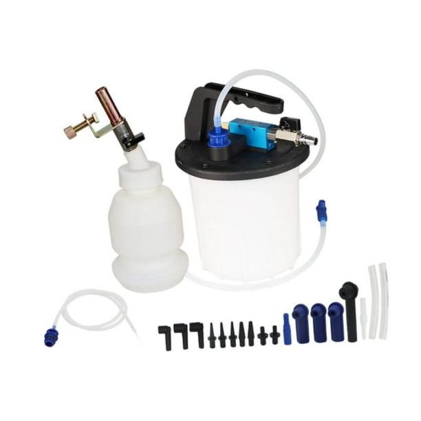 Kit de purga de frenos al vacío de 3 l, extractor de purga de embrague, fácil de usar, portátil, repuestos premium, extractor de líquido de frenos