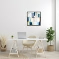 thumbnail image 2 of Stupell Industries Urban City Street Abstract Landscape Painting Blue Beige, 24 x 24, Design by Design Fabrikken, 2 of 5