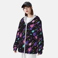 thumbnail image 3 of Balery Colorful Guitar Sudadera ligera de manga larga con capucha y protección solar UPF 50+ para hombre y mujer, ideal para pesca y running-3X-Large, 3 of 7