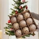 thumbnail image 5 of 9 piezas de adornos navideños de bolas decorativas colgantes, novedosas y ligeras Oro, 5 of 9